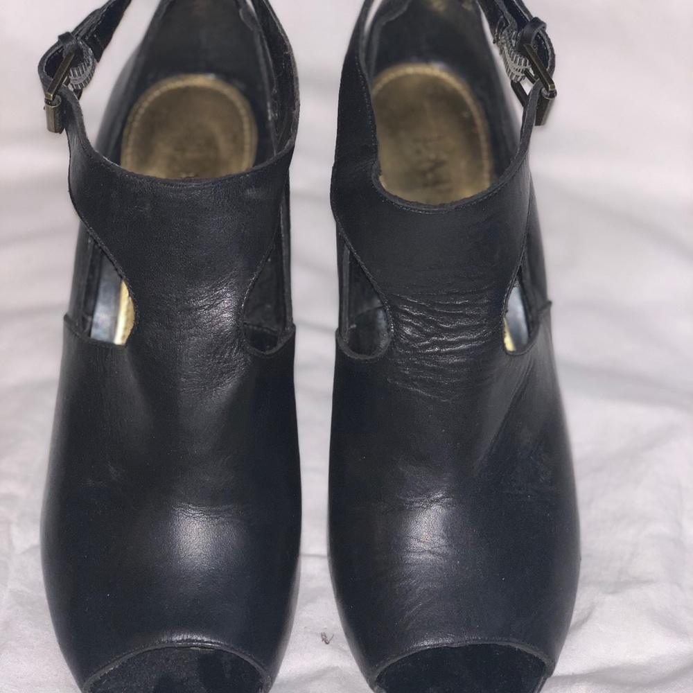 Ralph Lauren black wedge sandal